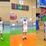 تصویری از تیم خانه بسکتبال بابلسر در جریان مسابقات لیگ یک با حمایت مالی و برندینگ از کاز نوین شمال.