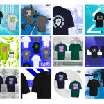 تصاویر بهینه‌شده برای شبکه‌های اجتماعی برند سی ساید شامل تیشرت‌ها و هودی‌ها.