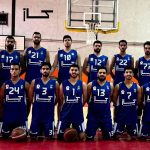 تصویری از تیم خانه بسکتبال بابلسر در یکی از مسابقات لیگ یک کشوری با حمایت اسپانسری کاز نوین شمال.