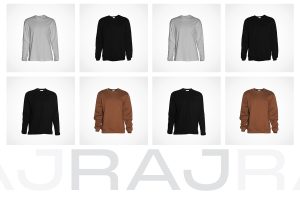 Industrial photography of Brand RAJ hoodies and sweatshirts for fashion eCommerce — Cuz Novin Digital Branding